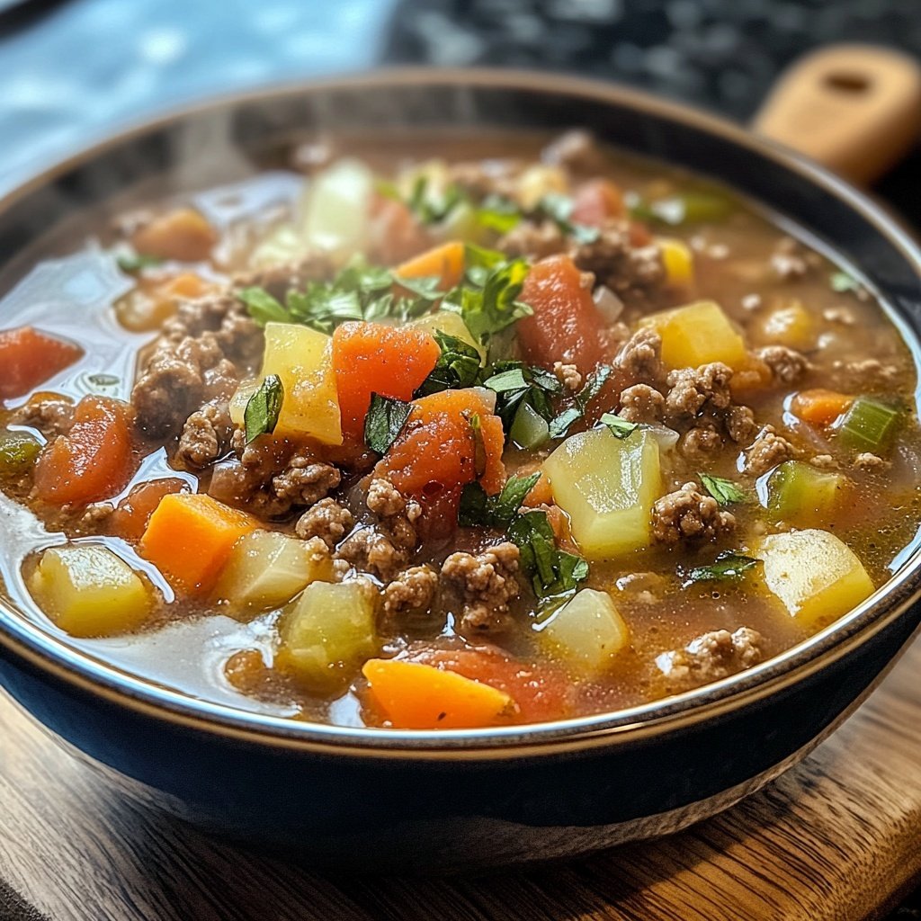 Ground Beef Soup