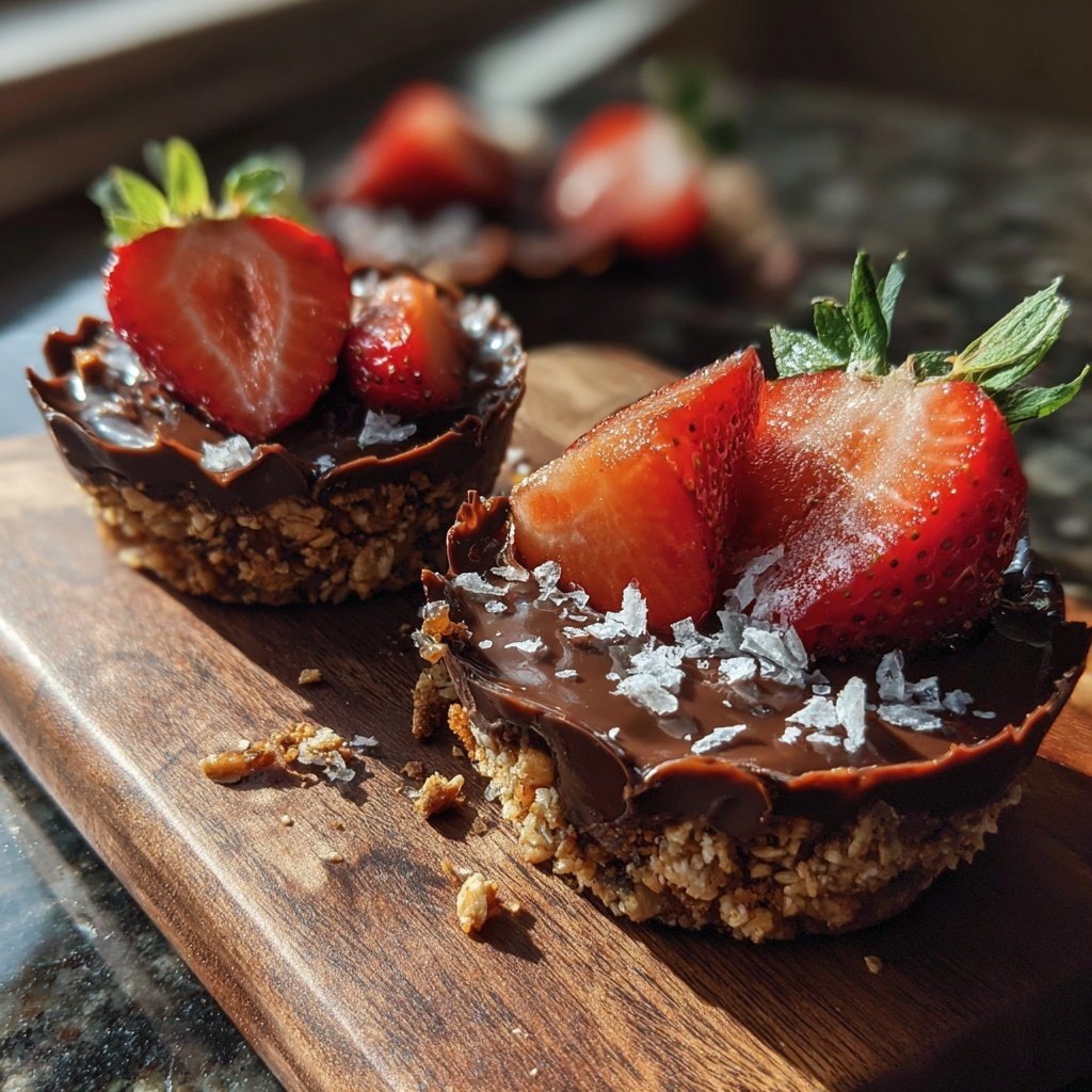 Dubai Chocolate Strawberry Crunch Cups