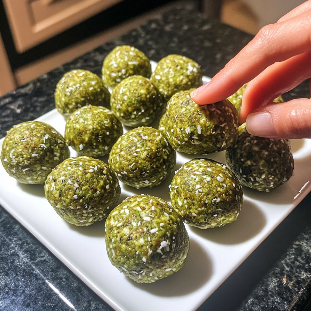 Protein Balls with Matcha