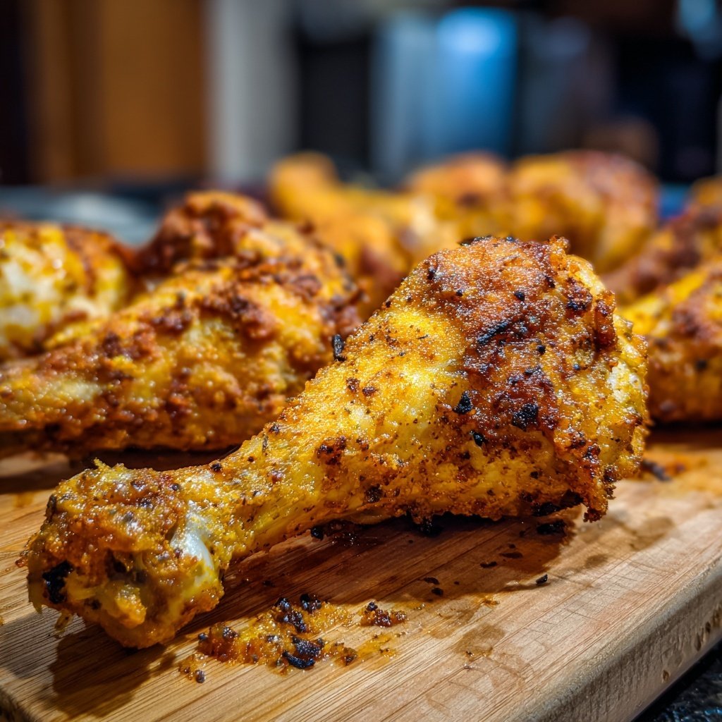 Crispy Oven Baked Chicken Drumsticks