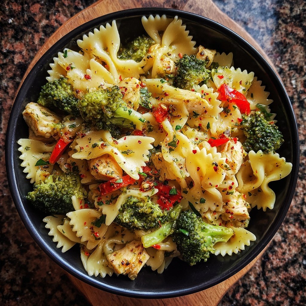 Bow Tie Pasta With Chicken And Broccoli