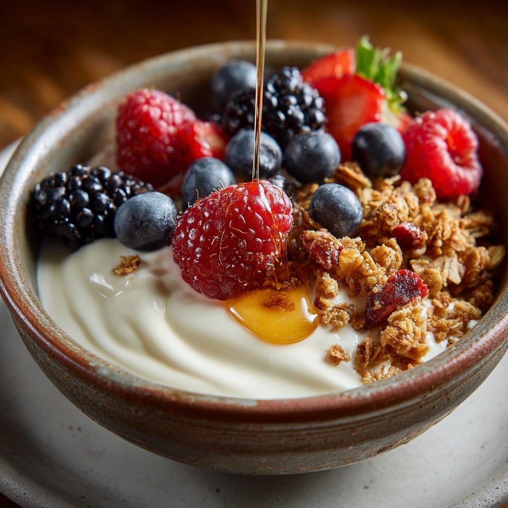 Healthy Protein Yogurt Snack Bowl
