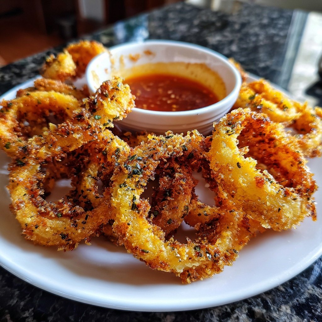 Super Bowl Crispy Onion Rings