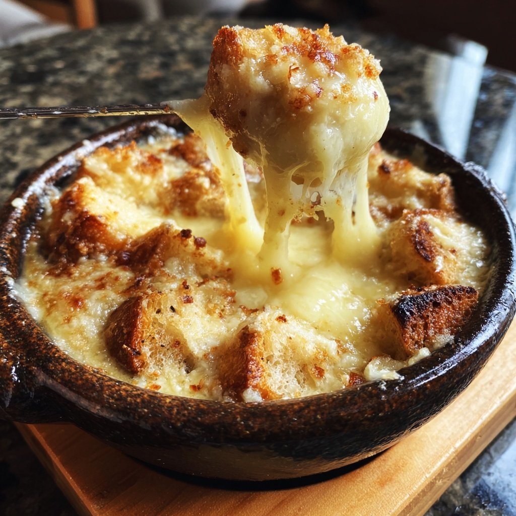 Fondue with Fontina Cheese