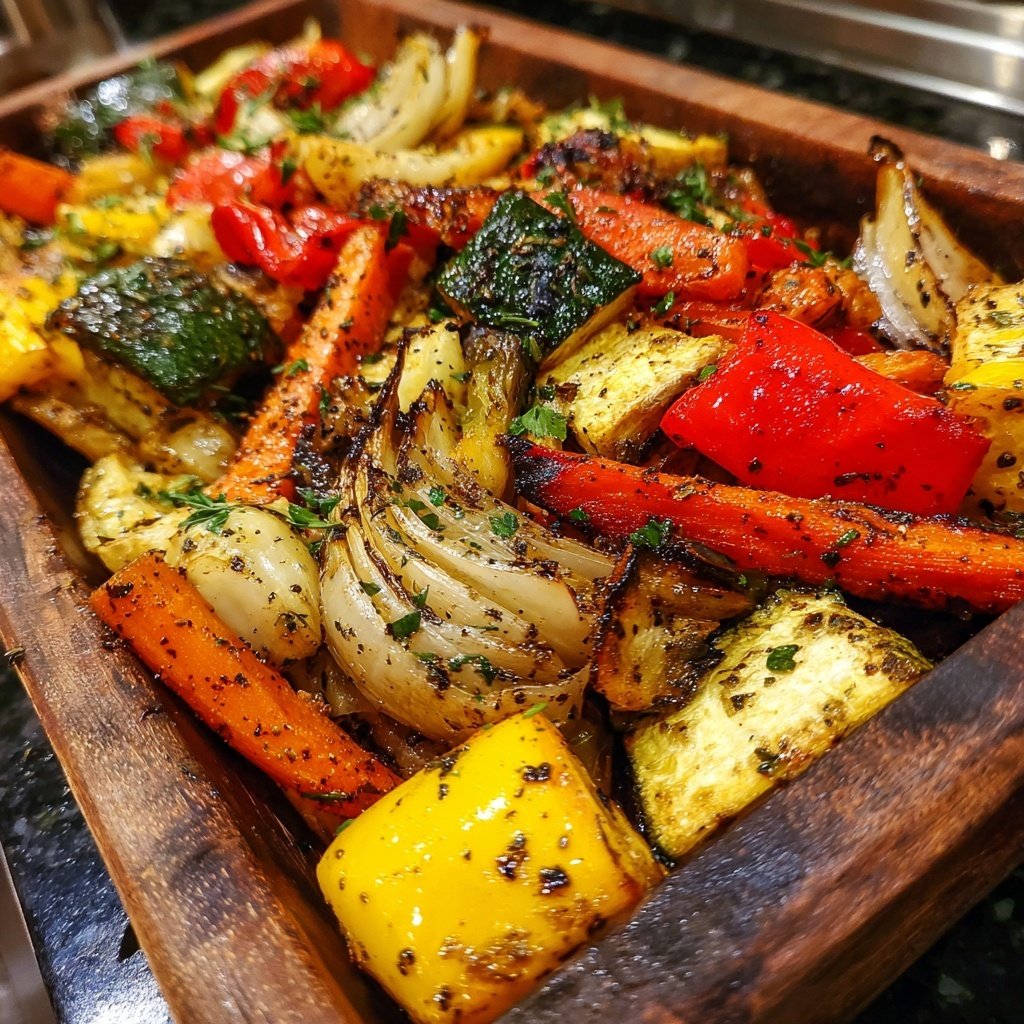 Garlic Herb Roasted Veggie Medley
