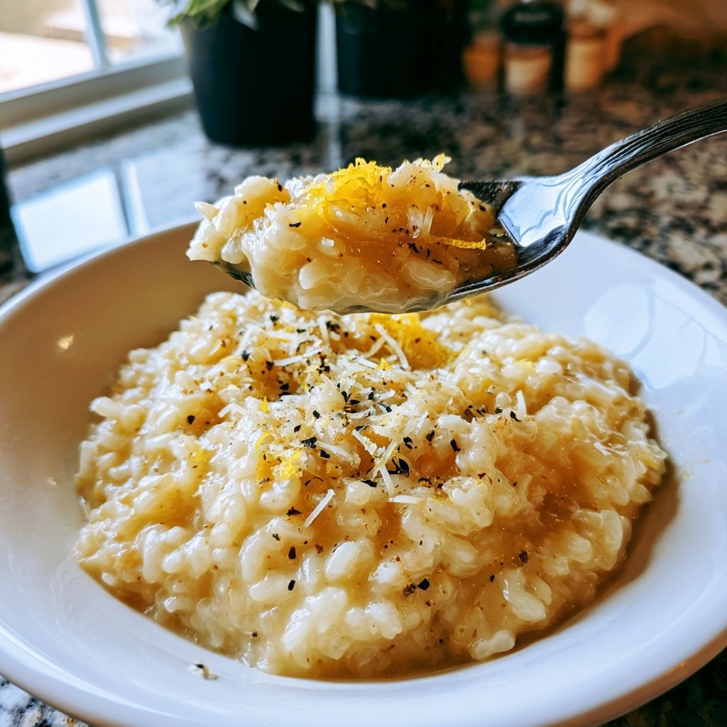 Romantic Lemon Parmesan Risotto